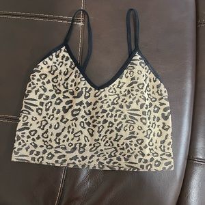 Cheetah Print Crop Top